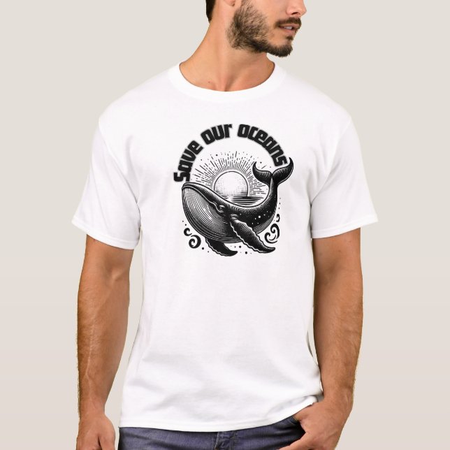Rett unserer Ozeane T-Shirt (Vorderseite)