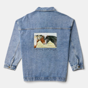 Rett unserer Wildpferde Jeansjacke