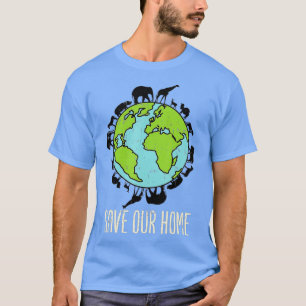 Rett unserer Zuhause Animals Wildlife Conservation T-Shirt