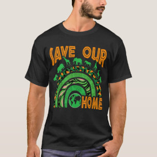 Rett unserer Zuhause Animals Wildlife Conservation T-Shirt