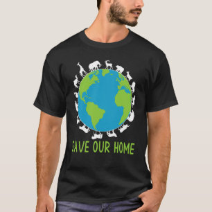 Rett unserer Zuhause Animals Wildlife Conservation T-Shirt