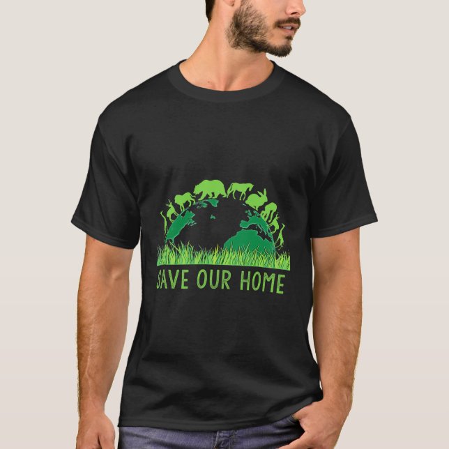 Rett unserer Zuhause Animals Wildlife Conservation T-Shirt (Vorderseite)