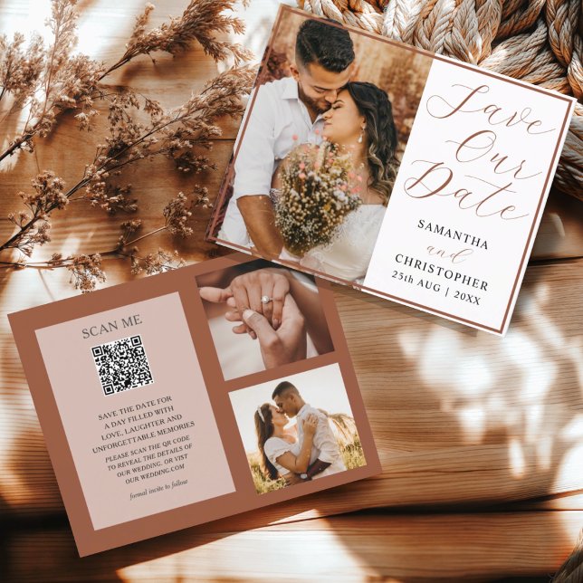 Rett unseres Datums QR Code Foto Hochzeit (Von Creator hochgeladen)