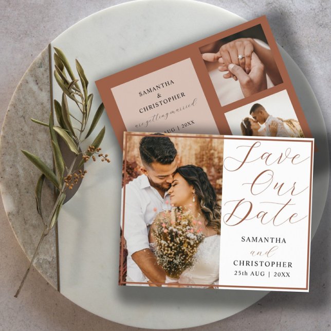 Rett unseres Datums Terracotta Foto Hochzeit (Von Creator hochgeladen)