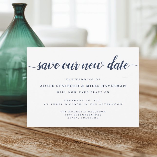 Rett unseres neuen Datums | Hochzeitspause Save The Date (Von Creator hochgeladen)