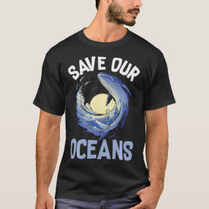 Rett unseres Ozeans Orca Whale Umweltschützer Klim T-Shirt