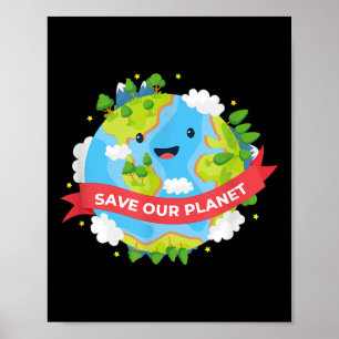Rett unseres Planeten Mother Earth Environmental P Poster