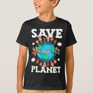 Rett unseres Planeten Natur Advocacy Awareness Ear T-Shirt