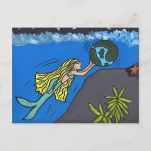 RETT UNSERES PLANETEN POSTKARTE