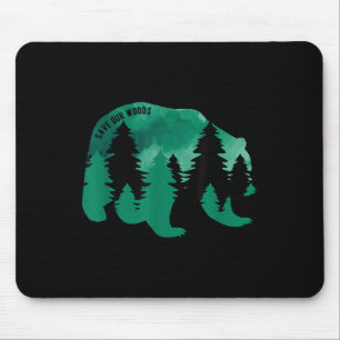 Rett unseres Waldschutzbären Grizz Mousepad