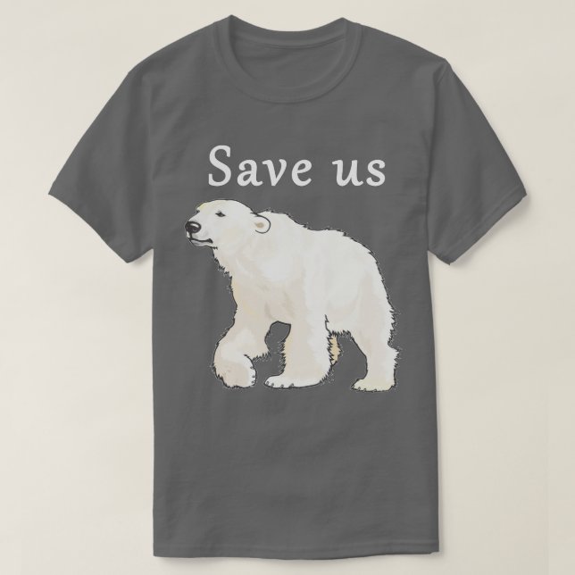 Rett US Polar Bear - Arktis Conservation Shirt (Design vorne)