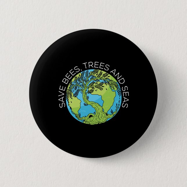 Rett von Bienen und Klimawandel Button (Vorderseite)