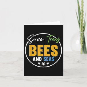Rett von Bienen und Meeresumwelt Karte