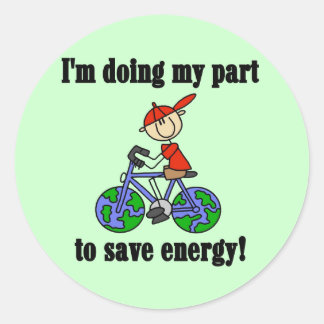 Rett von Energy Environmental Tshirts and Gifts Runder Aufkleber