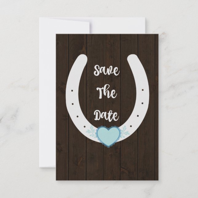 Rett von Horseshoe Save The Date (Vorderseite)