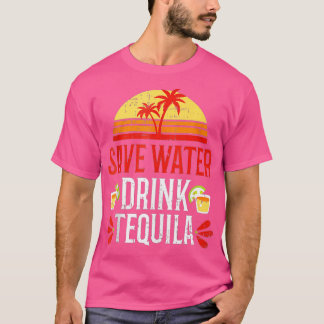 Rett Water Drink Tequila Mexiko Trinken Party Bea T-Shirt