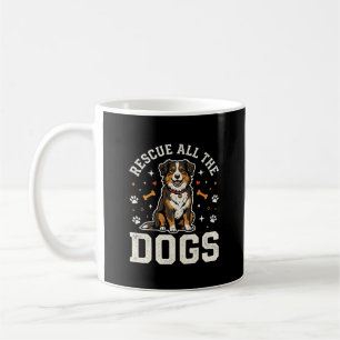 Rette alle Hunde Vintage Hund Kaffeetasse