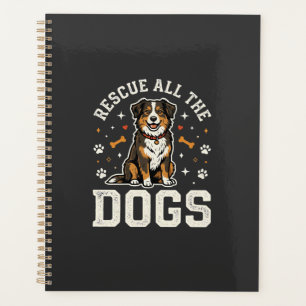 Rette alle Hunde Vintage Hund Planer