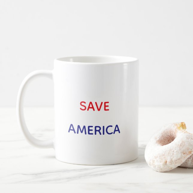 RETTE AMERIKA 325ML KLASSISCHER BECHER KAFFEETASSE (Mit Donut)