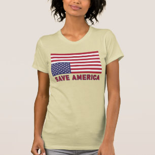 Rette Amerikas Flagge T-Shirt