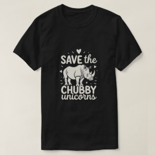 Rette dicke Einhörner Rhino-Schutz lustig T-Shirt