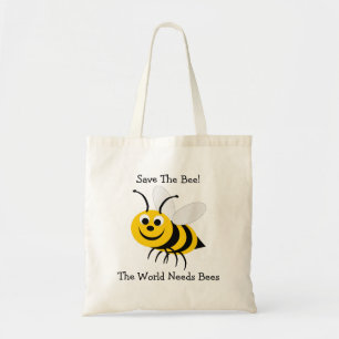 Rette die Biene Design Tragetasche