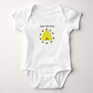 Rette die Bienen Baby Mädchen Einteiler
