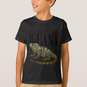 Rette Dornschwanzleguan-Reptil-Illustration T-Shirt
