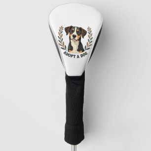 Rette ein Leben Adoptiere einen Hund Vintage Rettu Golf Headcover