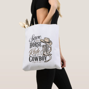 Rette ein Pferd, reite einen Cowboy