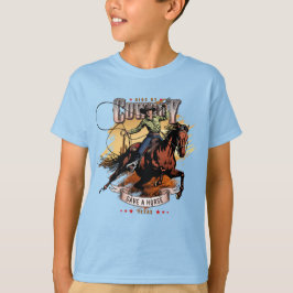 Rette ein Pferd; Reite einen Cowboy | Kinder T-Shirt