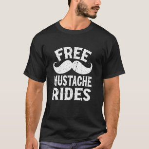Rette ein Pferd, reite einen Schnurrbart Rodeo Lie T-Shirt