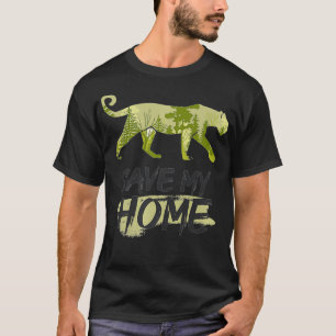 Rette mein Zuhause gefährdeter Puma Klimaschutz T-Shirt