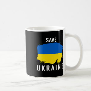 Rette Ukraine T-Shirt Ein Ukrainisches T-Shirt 1 Kaffeetasse