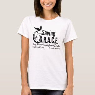 Retten des T-Shirts ANMUT Frauen