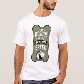 Retten ist meine Lieblingsrasse | Retter-Hund Lieb T-Shirt