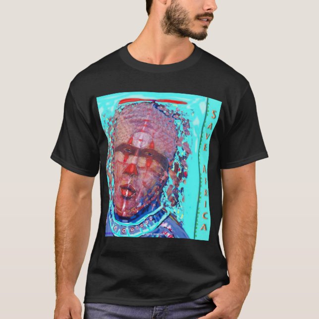 retten Sie Afrika 1 T-Shirt (Vorderseite)