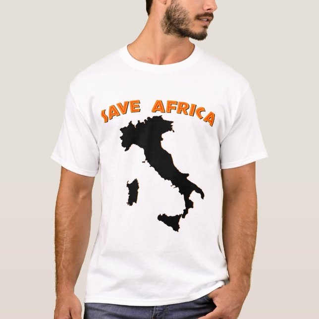 Retten Sie Afrika T-Shirt (Vorderseite)