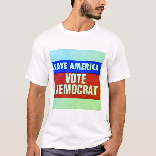 Retten Sie Amerika-Abstimmung Demokraten T-Shirt (Vorderseite)
