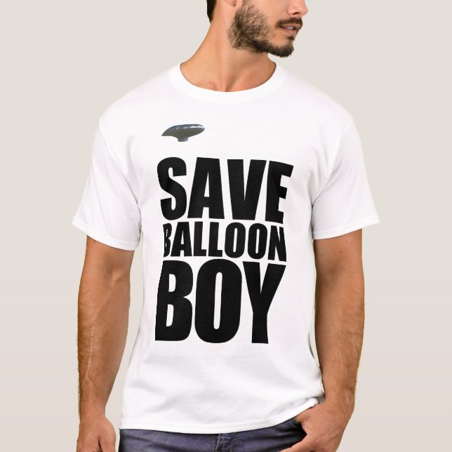 RETTEN SIE BALLON-JUNGEN T-Shirt (Vorderseite)