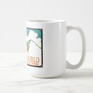 Retten Sie Berg Diablo Vintage Logo-Tasse Tasse