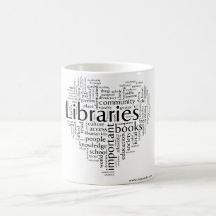 Retten Sie Bibliotheken 5 Tasse