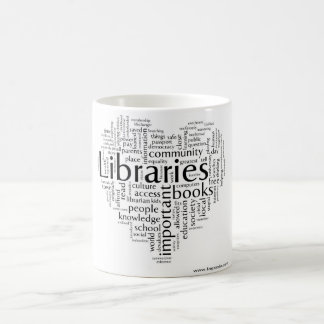 Retten Sie Bibliotheken 5 Tasse