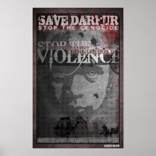 Retten Sie Darfur 17X11 Poster