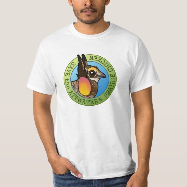 Retten Sie das des Attwaters Grasland-Huhn T-Shirt (Vorderseite)