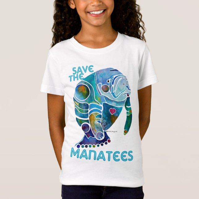 Retten Sie das Manatis T-Shirt (Vorderseite)