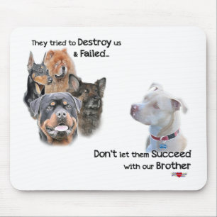 Retten Sie das Pitbull Mousepad