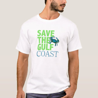 Retten Sie das Shirt der Golf-Küstenmänner