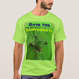retten Sie das Shirt der Regenwaldmänner