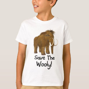 "Retten Sie das Wooly" Wooly Mammut T-Shirt
